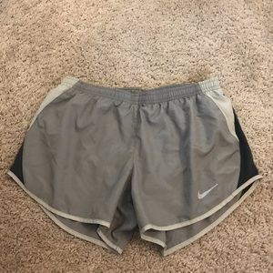 Gray Nike Running shorts